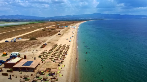 Pláž Agios Mamas, Chalkidiki